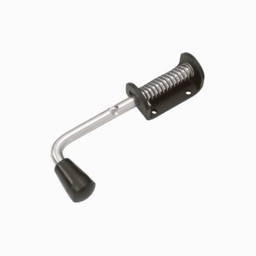 Засов пружинный (75) 190 мм (черный)