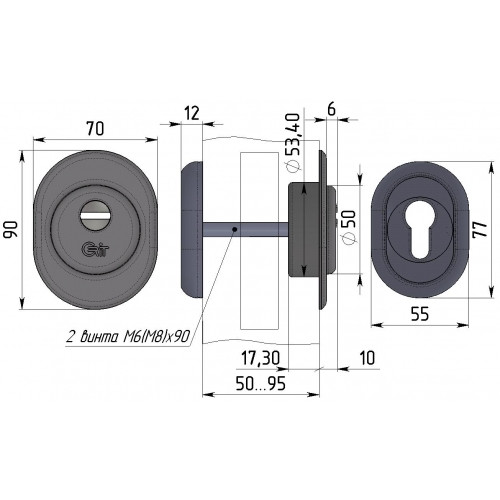 Броненакладка БН-С36-Чш (чёрный)