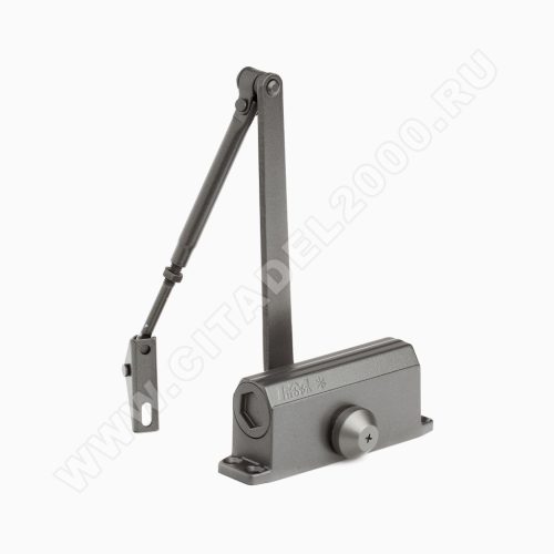 Н-М Доводчик №2s F (25-50кг) - графит - с фиксацией