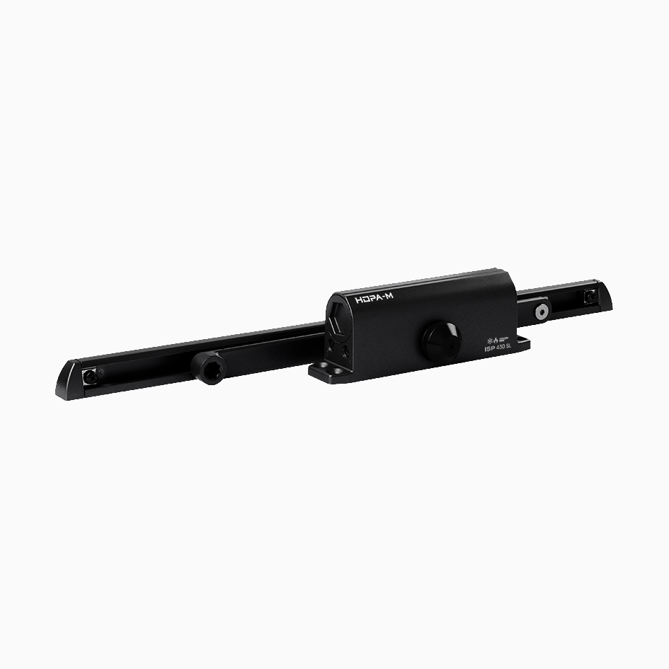 Н-М Доводчик ISP 430 Slider (40-100 кг) - чёрный - морозостойкий Н-М Доводчик ISP 430 Slider (40-100 кг) - чёрный - морозостойкий